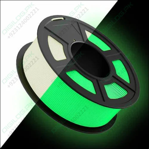 Glow-in-the-dark ABS 3D printer filament spool 1/2kg in Pakistan for creative printing