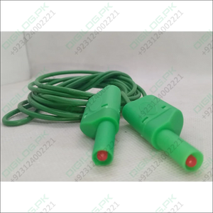 Green Banana Clip Wires 2 Meter