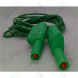 Green Banana Clip Wires 2 Meter