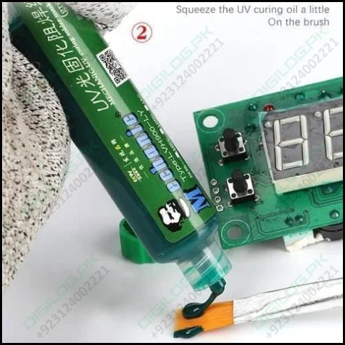 Green Mechanic Uv Curable 10cc Solder Mask Ink Pcb Fixing