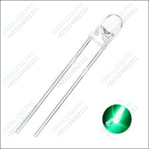 LED 3mm Green Crystal LED super Bright