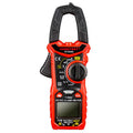 HABOTEST HT206D AC DC Clamp Meter - red and black clamp meter with rotary dial and large display