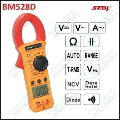 Handheld Digital Clamp Meter Bm528d Non Contact Ac Dc Volt