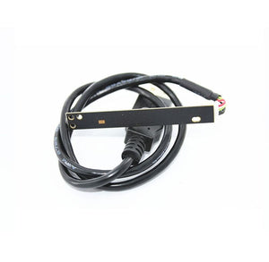 Hbv-1705 S1.0 Fixed Focus Camera Module - shown as a black rectangular circuit board attached to a black cable with a multi-pin connector.