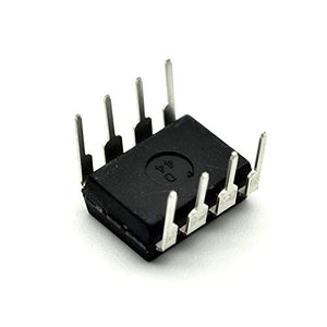 HCPL3120 DIP8 Hcpl-3120 DIP A3120 A 3120 DIP-8 - a black 8-pin integrated circuit chip with metallic pins, shown from an elevated angle on a white background.