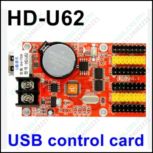 Hd U62 Led Control Card With Usb Port