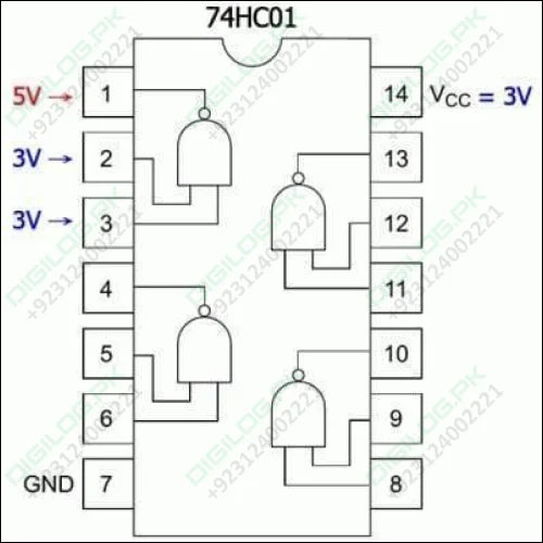 Hd74hc01 Nand Gate Ic