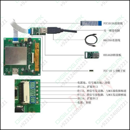 Hdl662 Dwin - tft Lcd Touch Panel Accessories For 10 Pin