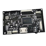 HDMI+audio LCD Driver Controller Board PCB Only For HJ101NA-02C - a black rectangular circuit board featuring an HDMI port, audio jack, and multiple connectors.