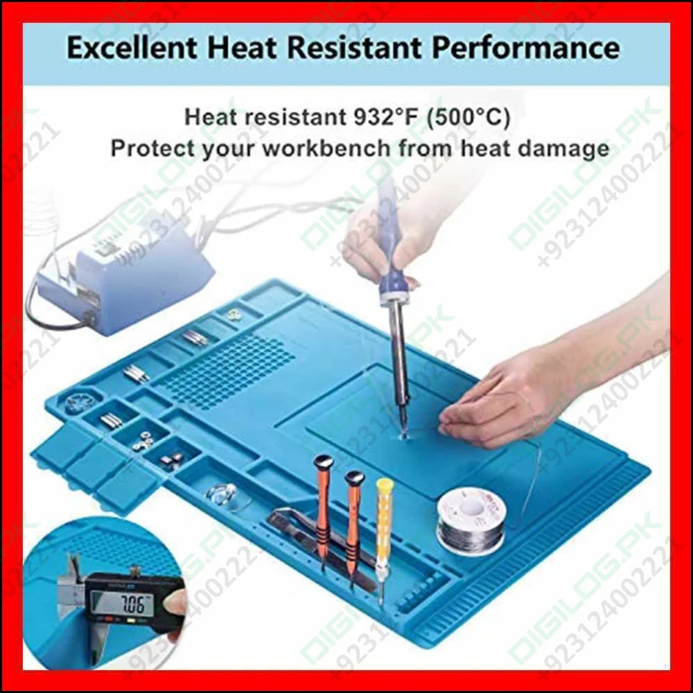 Heat Insulation Silicone Large Soldering & Repairing Mat