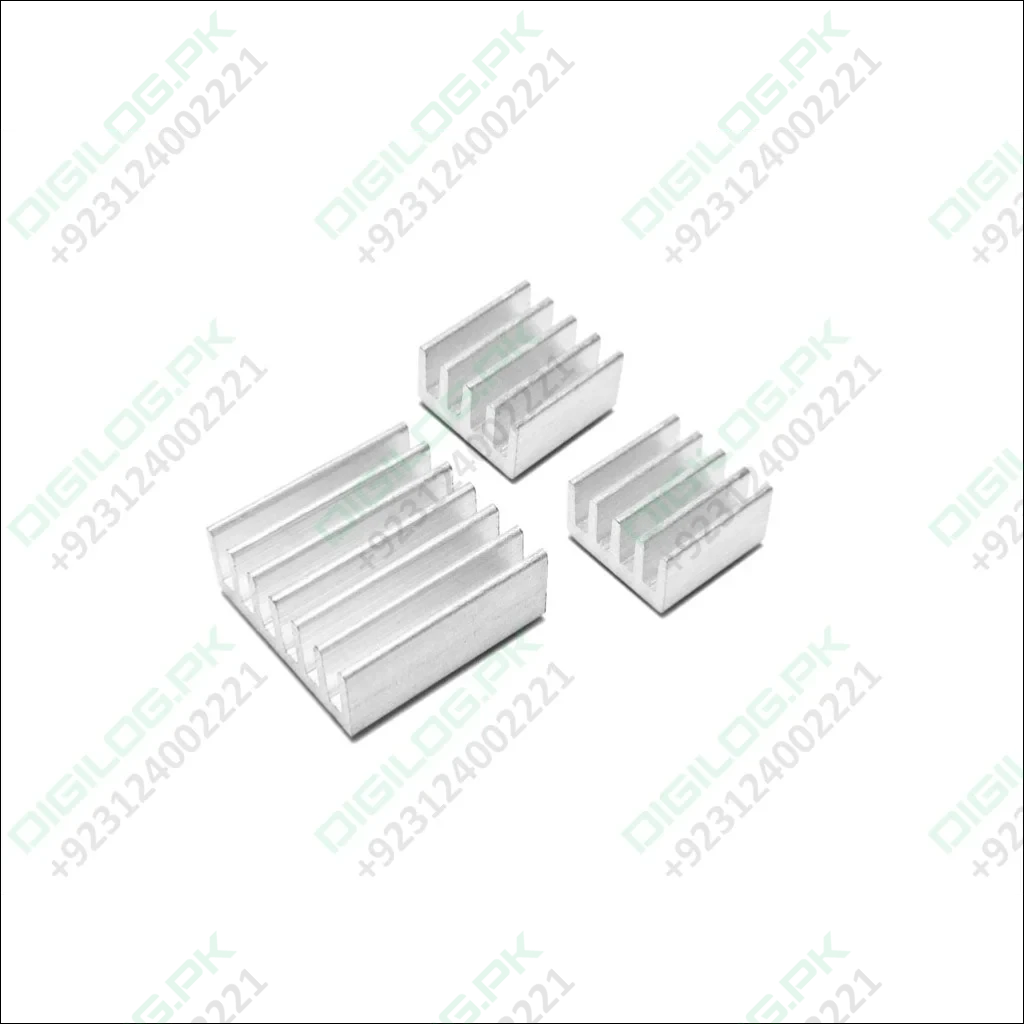 Aluminum heat sink for Raspberry Pi featuring effective fins for optimal cooling