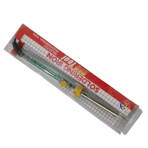 Hfh Soldering Iron Rod 60W - original retail packaging, showing the tool with a yellow control knob and a metal tip inside a clear plastic blister pack.