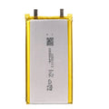 High Quality 3.7V 10000mAh 1260110 Polymer Lithium Ion Li-ion Rechargeable Battery For Toy Power Bank GPS Table E-book Batteries - pouch cell printed 3.7 V 10000 mAh 37 Wh, with gold-edged foil casing and two flat solder tabs at the top.