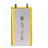 High Quality 3.7V 10000mAh 1260110 Polymer Lithium Ion Li-ion Rechargeable Battery For Toy Power Bank GPS Table E-book Batteries - pouch cell printed 3.7 V 10000 mAh 37 Wh, with gold-edged foil casing and two flat solder tabs at the top.