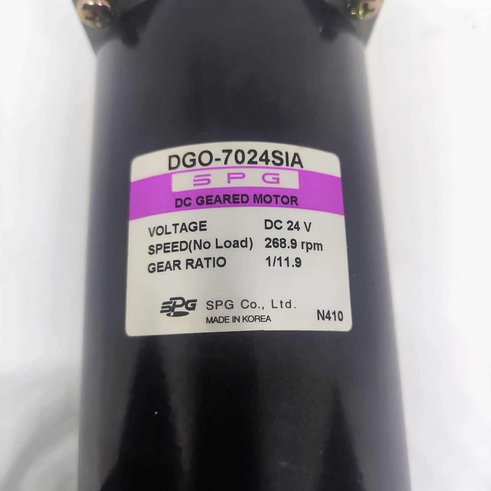 High Torque Gear Motor For Electric Bicycle Electric Cycle Electric Bike Price - a close-up of the black cylindrical motor body featuring a white label with SPG brand and technical specs.