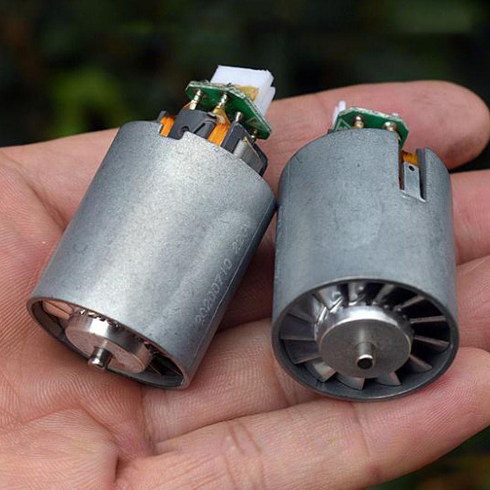 High-voltage Brushless Ducted Fan 110000 RPM Edf Motor With Aluminum Alloy Impeller & Variable Frequency Control - impellers and small green circuit boards held in a hand.