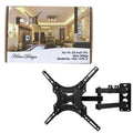 Home Design LCD Wall Mount Bracket For 14-55 Inch TVS Universal Plasma LED Tilt Bracket Hdl 117B 2 Black - shown as a black metal arm assembly with its branded product packaging box above it.