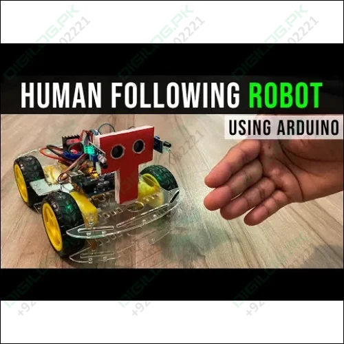 Buy Arduino Human Following Robot with Uno R3, Motor Driver Shield ...