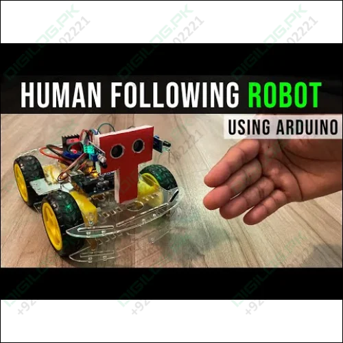 Arduino Human Following Robot (Unassembeld Only Parts)