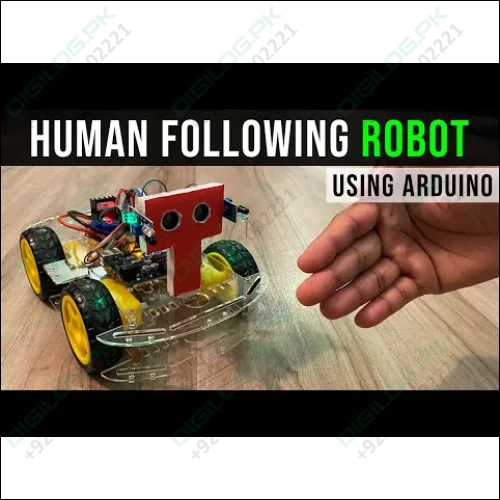 Arduino Human Following Robot (Unassembeld Only Parts)