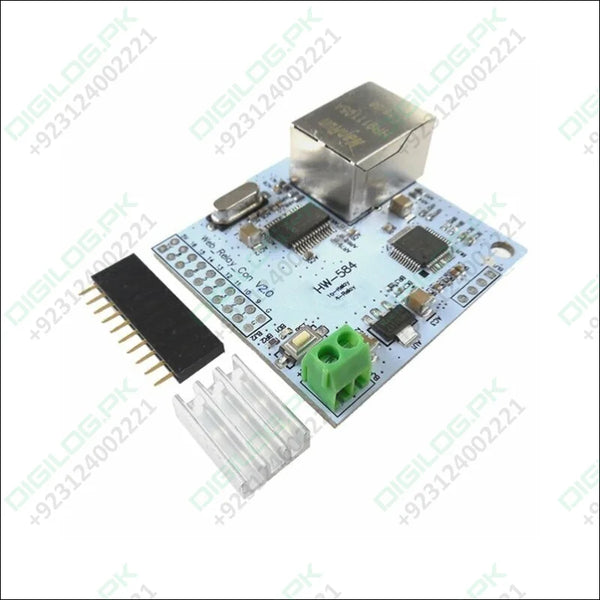 Hw-584 Rj45 Network Internet Io For 16x 5v Relays Enc28j60