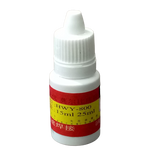 Hwy-800 15ML Flux - a small white plastic squeeze bottle with a pointed cap and a red and yellow label featuring printed text.