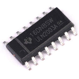IC Uln 2003 - SMD - a black, rectangular surface-mount integrated circuit chip with 16 metallic pins and white text printed on its top surface.