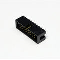 Ide Socket Pin Strips 16 Pin Straight Rm 2.54mm - shown as a black, rectangular 16-pin male header connector with gold-plated pins.