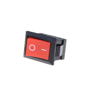 2-Pin KCD1-101 Rocker Switch Red - Top View