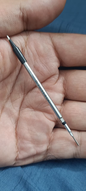 USB-B Type Soldering Iron Heating Element in hand