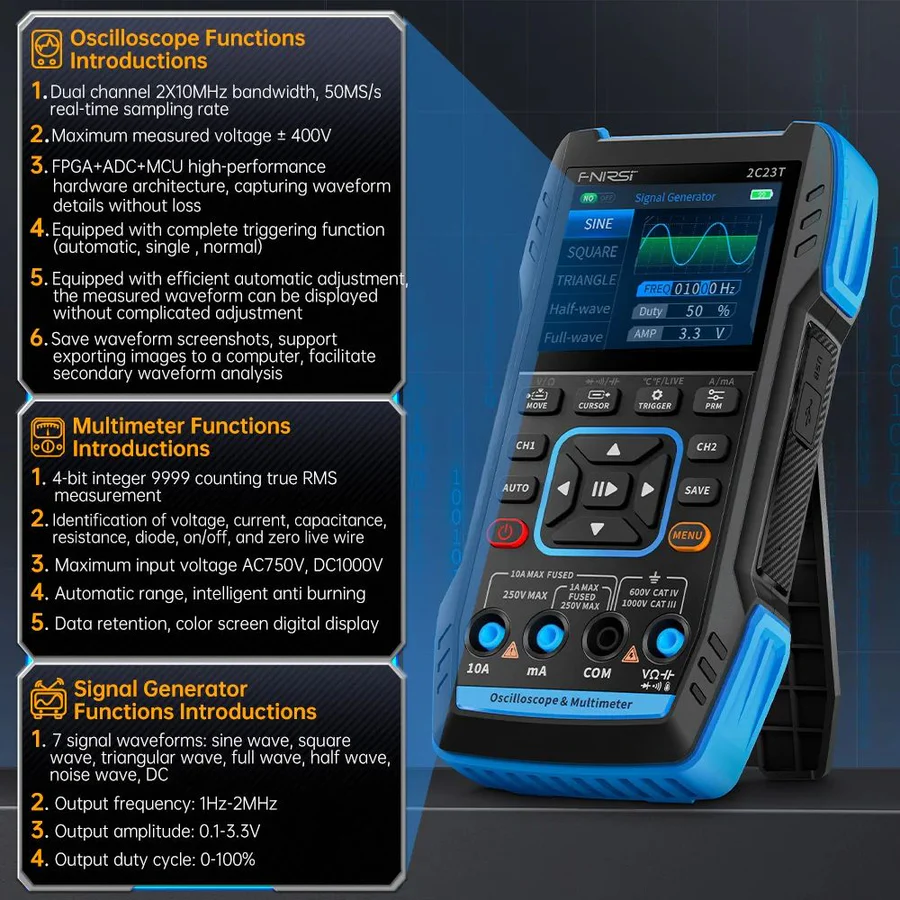 FNIRSI 2C23T oscilloscope multimeter