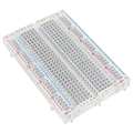 Transparent Clear Breadboard 400 Tie-Points with 2 Sets of Power Rails