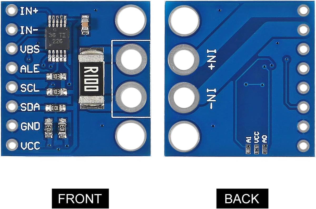 INA226 CJMCU-226 Current Shunt Power Monitor Module - Front and Back
