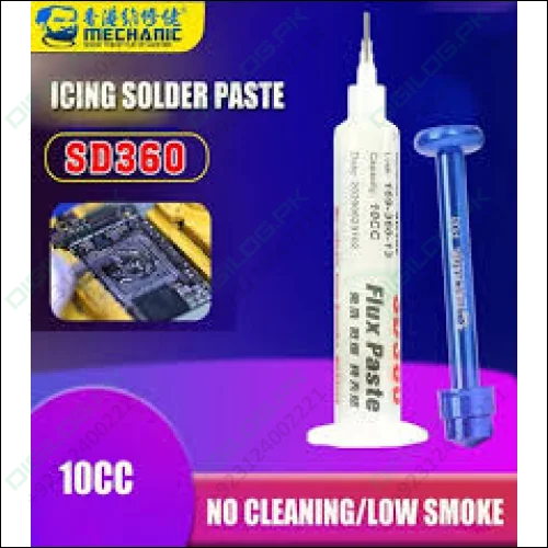 Mechanic SD360 10CC Solder Paste Flux Transparent No-clean Welding Flux For Mobile Phone PCB PGA BGA SMD Repair