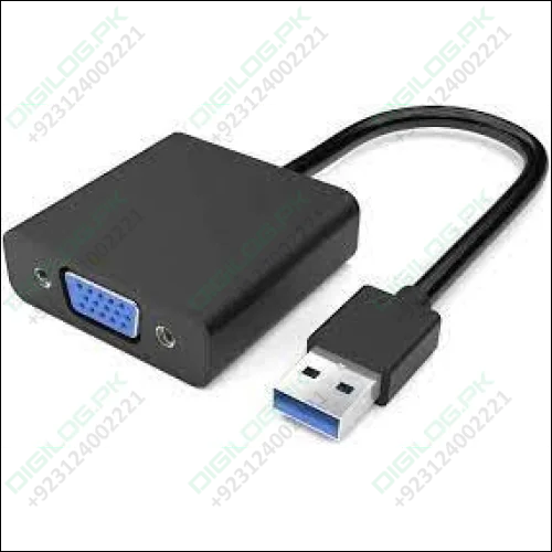 Usb To Vga Converter Cable Adapter Dsub 15-pin Connector