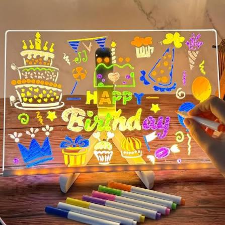 DIY KIT LED Writing & Message Board  30 × 20 cm