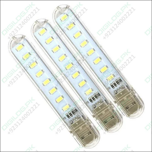 Mini Portable Usb Led Night Light 5730 Smd 8 Leds Lamp