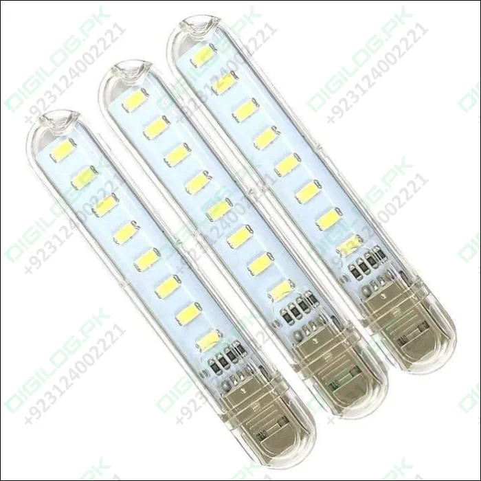 Mini Portable Usb Led Night Light 5730 Smd 8 Leds Lamp
