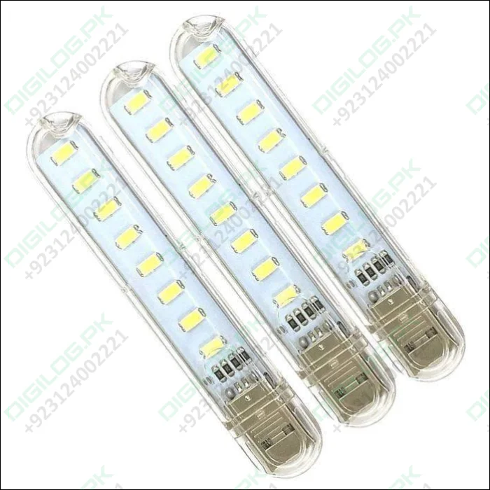 Mini Portable Usb Led Night Light 5730 Smd 8 Leds Lamp