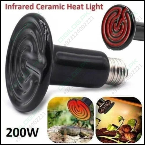 Infrared Ceramic Heating Bulb 200w 220v Best Element Light