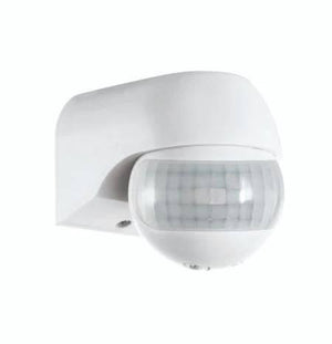 Infrared Sensor Switch PIR Security Motion Sensor With Waterproof,dust-proof,180 Degree Induction Angle Super Long Induction Distance - a white wall-mounted motion detector with a rounded, semi-transparent sensor dome.