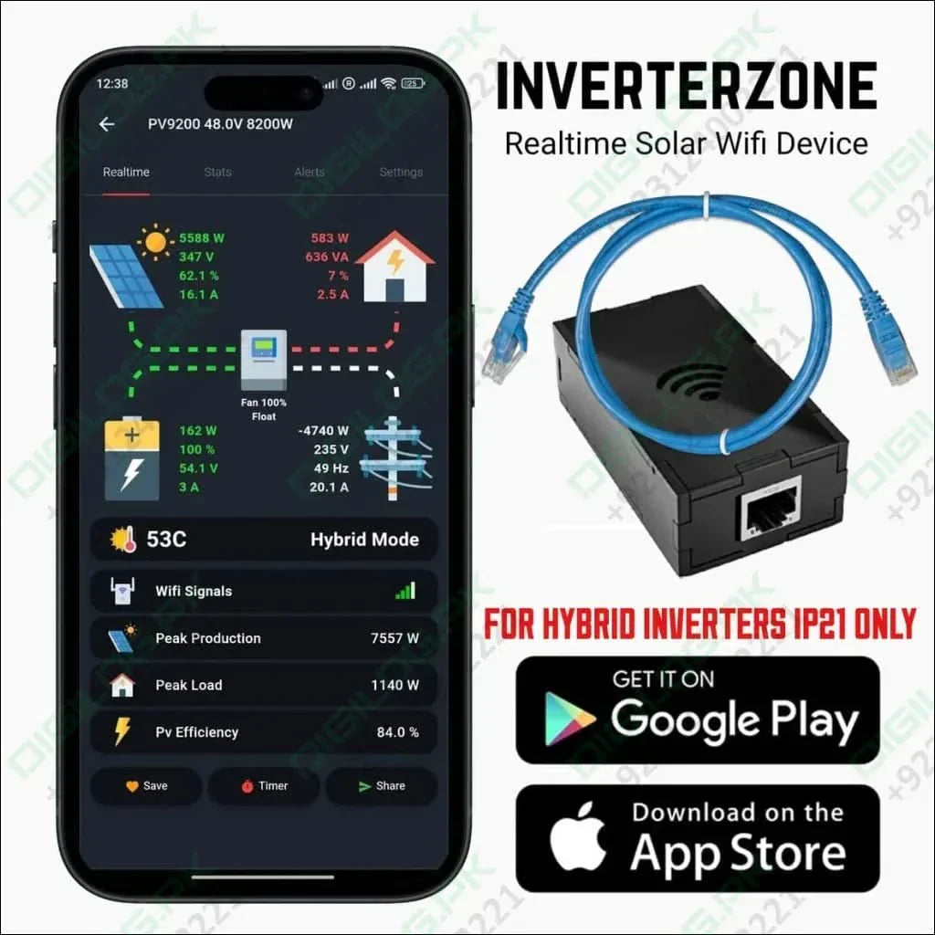 Ziewnic Z5 Pv8500 Solar WiFi Dongle - Real-Time Solar Monitoring