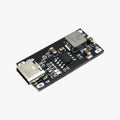 IP2312 Type C USB C Input High Current 3A 5V To 4.2V 4.35V Polymer Ternary Lithium Battery Fast Charging Board Type C USB C Input High Current 3A 5V - a small black rectangular circuit board featuring a USB-C input port, an inductor labeled 2R2, and B+/B- connection pads.