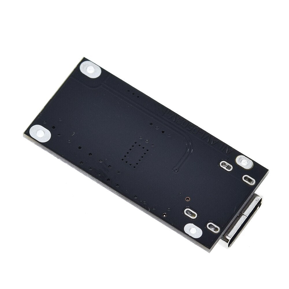 IP2312 Type C USB C Input High Current 3A 5V To 4.2V 4.35V Polymer Ternary Lithium Battery Fast Charging Board Type C USB C Input High Current 3A 5V - shown as a black rectangular circuit board with a USB-C port on one end and four mounting holes.