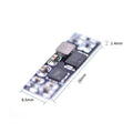 Ipad Easy Chip Charging Module Fix Ipad Charger Issue Charging Board Charging Module Repair - a rectangular black circuit board with electronic components and dimensions labeled as 26mm by 8.5mm by 2.4mm.