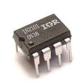 IR2101 High And Low Side Driver IC - an 8-pin black integrated circuit chip with silver metal legs, shown from an angled top-down perspective.