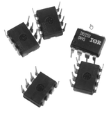 IR2153 IC Self-oscillating Half-bridge Driver - shown as a group of five black, 8-pin dual in-line package integrated circuits on a white background.