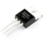 IRF9530N P Channel MOSFET Orignal ( Used ) - a black, three-pin electronic component with a metal mounting tab, shown in a close-up against a white background.