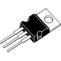 IRFBC30 N-channel 3.6A 600V Power MOSFET TO-220 100W - a black, three-pin electronic component with a metal mounting tab featuring a circular hole, shown in a TO-220 package.