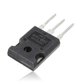 IRFP250N FET Power MOSFET - a black, rectangular electronic component with three metal pins extending from one side and printed text on its face.